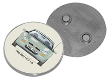 MGF 1.8i 1995-2002 Round Fridge Magnet